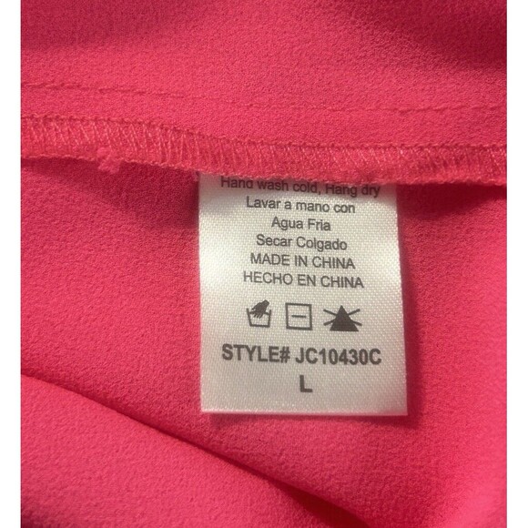 Paper Crane Women’s Tank Top. Large. Hot Pink. Racerback. Spaghetti Straps. NWT - Picture 10 of 11